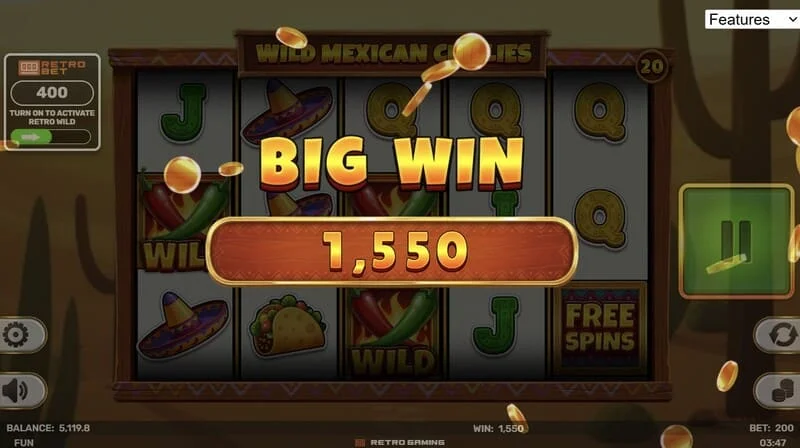 Wild Mexican Chillies - Μεγάλη νίκη στις Free Spins